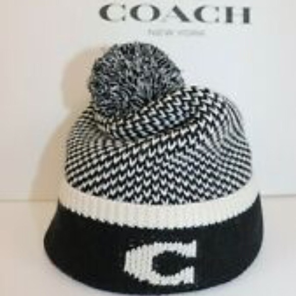 Coach Accessories - COACH Beautiful knit touque
